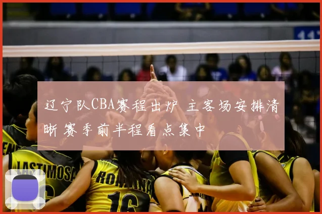 辽宁队CBA赛程出炉 主客场安排清晰 赛季前半程看点集中