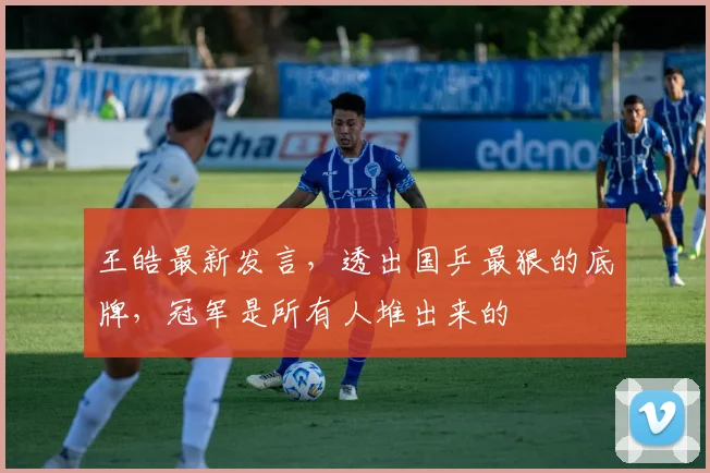 王皓最新发言，透出国乒最狠的底牌，冠军是所有人堆出来的